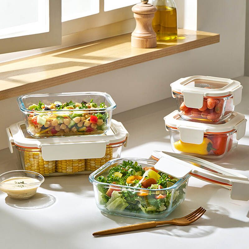Glass food container The Cube 6 Capacities image number null